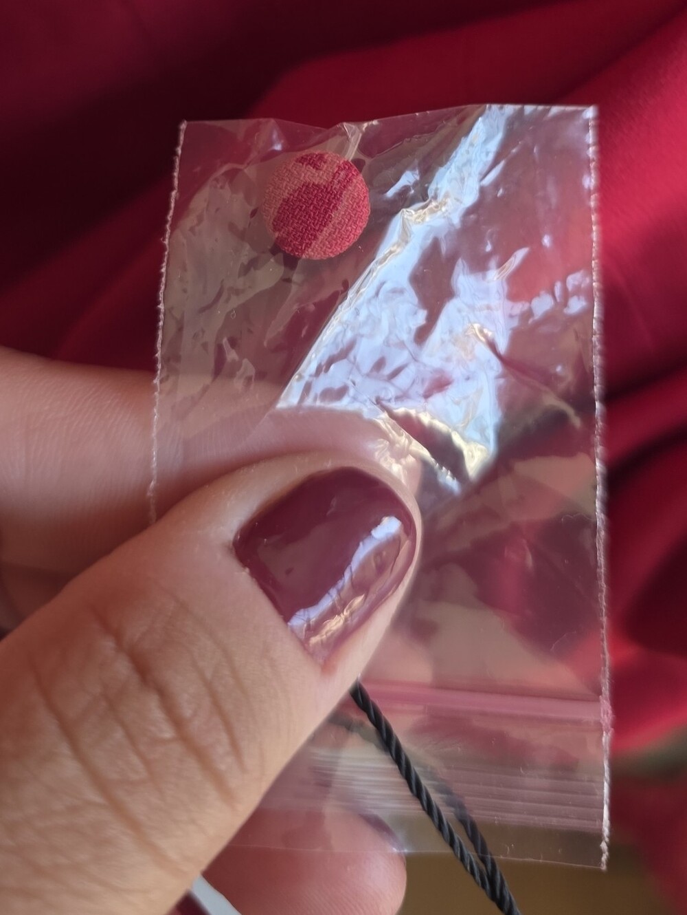 Mistress Rocks Rhinestone-Trim Red Lace Sleeve Bodycon Mini Dress - Picture 13 of 13